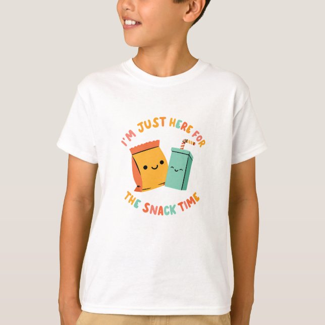 Kawaii mellanmålstid t shirt (Framsida)
