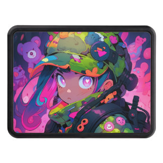 Kawaii Military Hunter Camouflage Heart Ögon Anime Dragkroksskydd