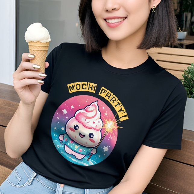 Kawaii Mochi Ice Cream T Shirt (Skapare uppladdad)