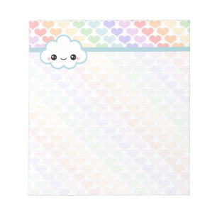 Kawaii moln anteckningsblock