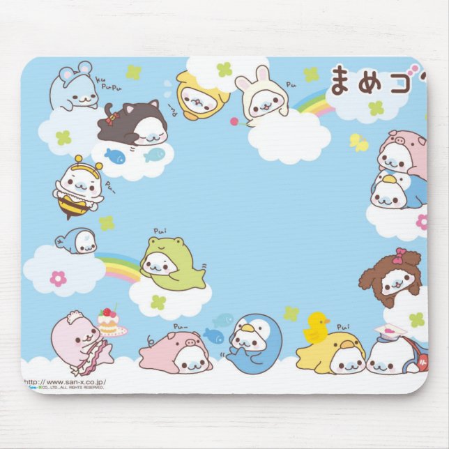 Kawaii moln Mousepad Musmatta (Framsidan)