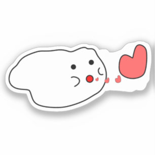 Kawaii Moln Vinyldekal Klistermärken