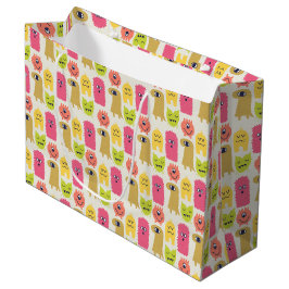 Kawaii Monster Birthday Gift Bag Large