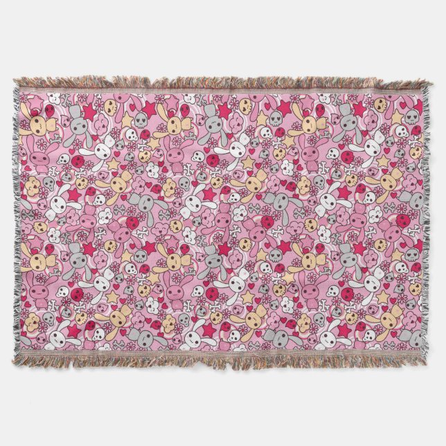 Kawaii mönster filt (Framsidan)