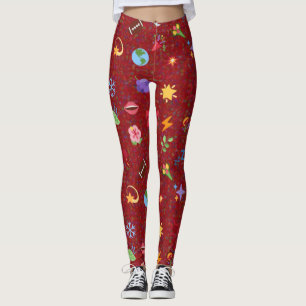 kawaii-mönster leggings