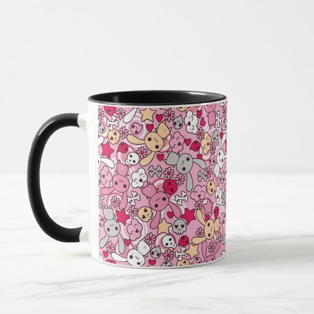 Kawaii mönster mugg (Vänster)