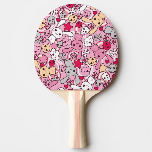 Kawaii mönster pingisracket (Framsidan)
