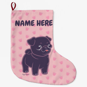 Kawaii mops stor julstrumpa