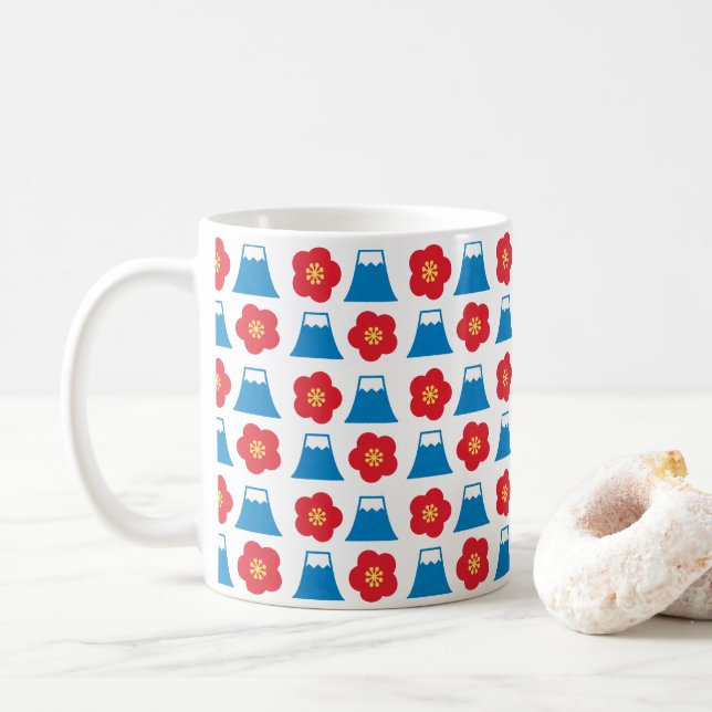 Kawaii Mt. Fuji Design Kaffemugg (Med munk)