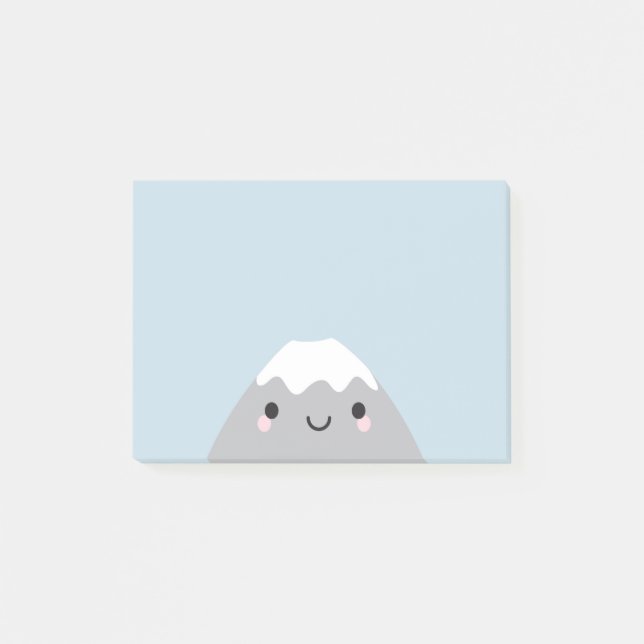 Kawaii Mt Fuji San Post-it Block (Framsida)