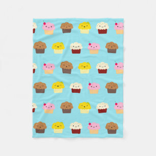 Kawaii Muffinss Fleecefilt