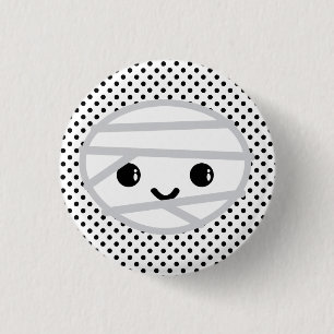 Kawaii Mummy Button Knapp