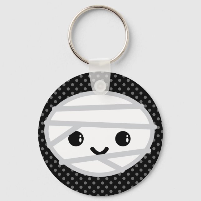 Kawaii Mummy Keychain Nyckelring (Framsida)