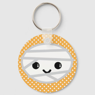 Kawaii Mummy Keychain Nyckelring
