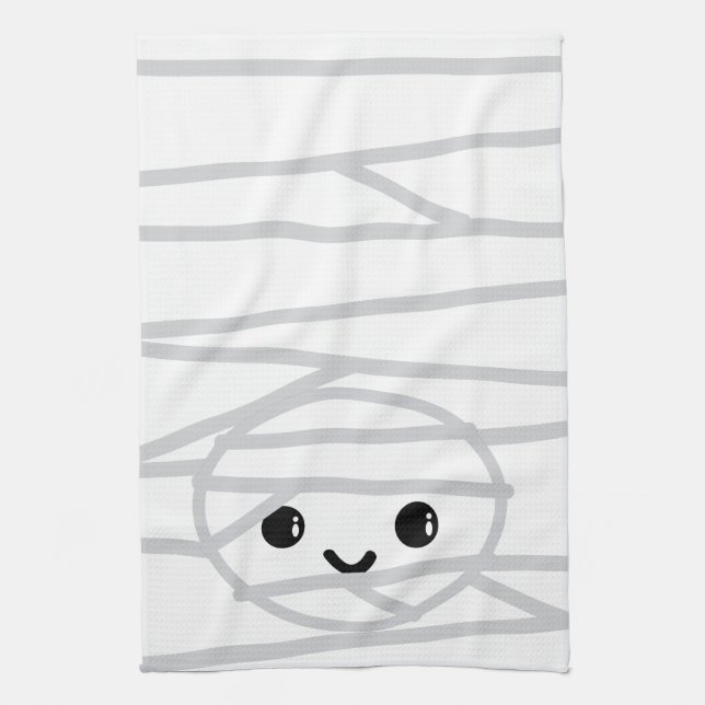 Kawaii Mummy Kitchen Towel Kökshandduk (Vertikal)