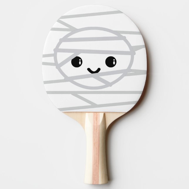 Kawaii Mummy Ping Pong Paddle Pingisracket (Baksidan)