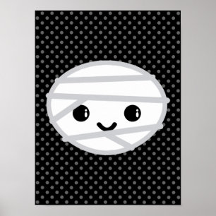 Kawaii Mummy Poster Skriv ut