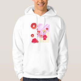 Kawaii Munkplaneten Whimsy Dröm Hoodie