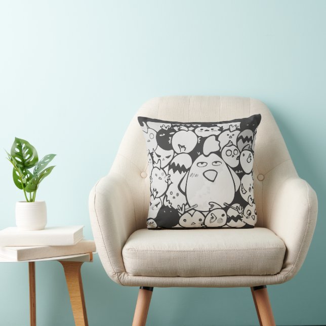 Kawaii Mysigt Home Decor Kudde (Stol)