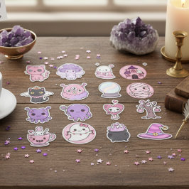Kawaii Mystical Haunts Sticker Pack Klistermärken
