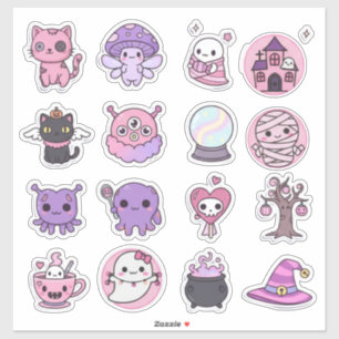 Kawaii Mystical Haunts Sticker Pack Klistermärken