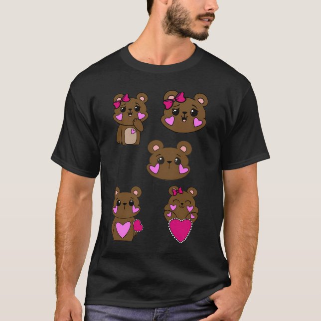Kawaii-Nallar - Gingerbröd har aldrig letat T Shirt (Framsida)