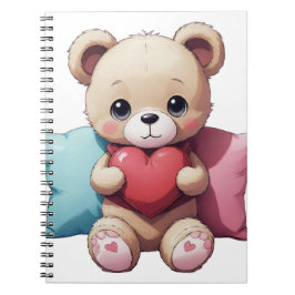 Kawaii Nalle Anteckningsbok