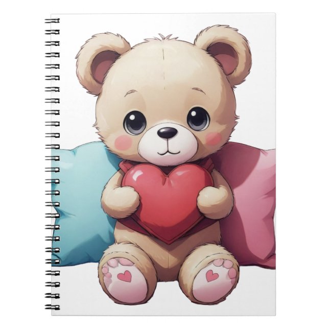 Kawaii Nalle Anteckningsbok (Framsidan)
