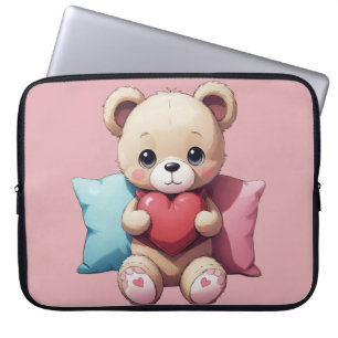 Kawaii Nalle Laptop Fodral