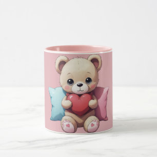 Kawaii Nalle Mugg