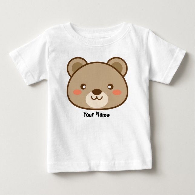 Kawaii Nalle T Shirt (Framsida)
