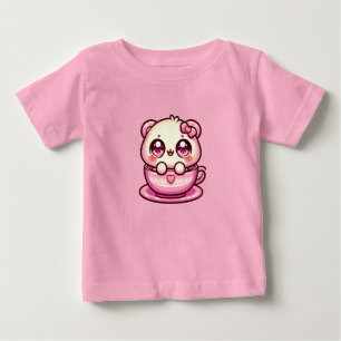 Kawaii-Nallen i Kopp T Shirt