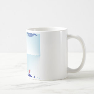 kawaii narwhal kaffemugg