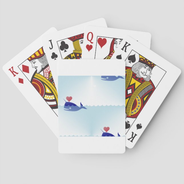 kawaii narwhal kortlek (Baksidan)