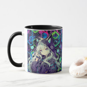 Kawaii Neko Girl Mugg