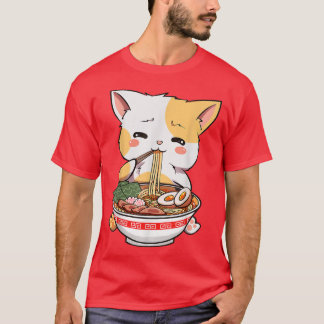 Kawaii Neko Ramen Cute Ramen Cat Japanese Noodle G T Shirt