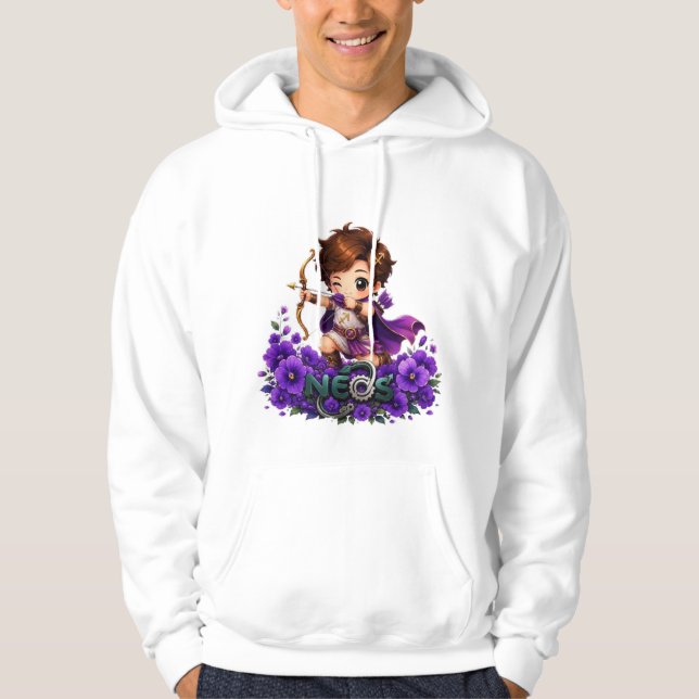 Kawaii Neos Zodiac Skytten Hoodie (Framsida)