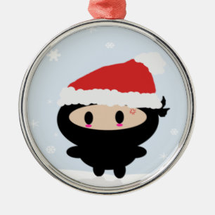 Kawaii Ninja julprydnad Julgransprydnad Metall
