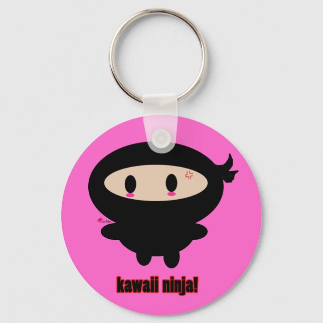 Kawaii Ninja Keychain Nyckelring (Framsida)