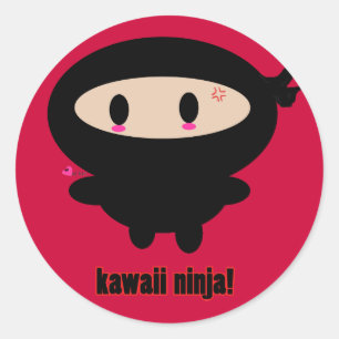 Kawaii Ninja klistermärke