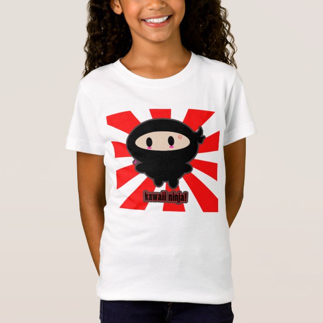 Kawaii Ninja T-tröja T-shirt (Framsida)