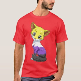 Kawaii Nonbinary och Genderqueer of Premium T Shirt