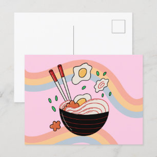 Kawaii Noodles vykort