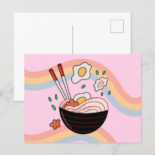 Kawaii Noodles Vykort
