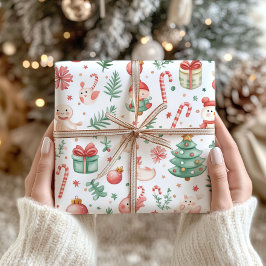 Kawaii Nordiska julafton Papper Presentpapper