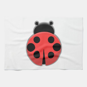 Kawaii nyckelpiga kökshandduk