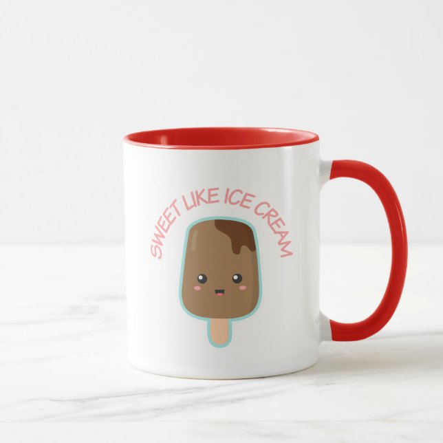 Kawaii och sött som glass mugg (Höger)