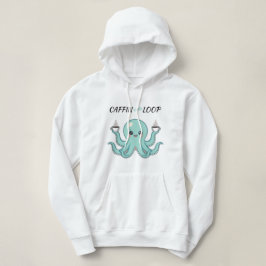 Kawaii Octopus Coffee Sweatshirt Caffin Loop Cute T Shirt