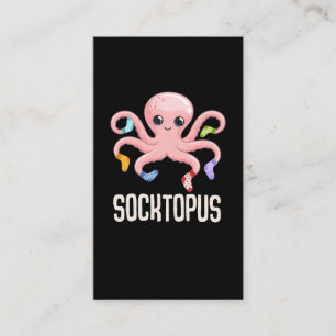 Kawaii Octopus Cute Kraken Sea Animal Lover Visitkort