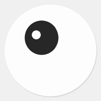 Kawaii öga-klistermärken runt klistermärke